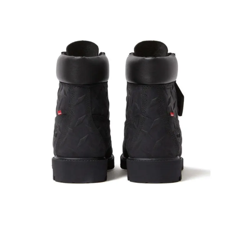 Timberland 6' Premium Waterproof Boot Supreme Diamond Plate Black-3