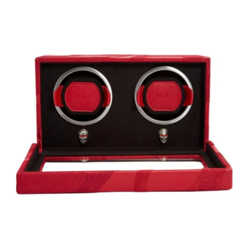 WOLF 2 Bits Watch Winder Red Unisex-1