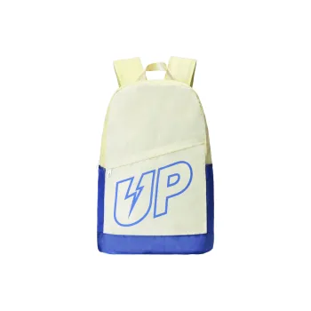 TURN UP Polyester Backpack Regular Unisex Beige Yellow