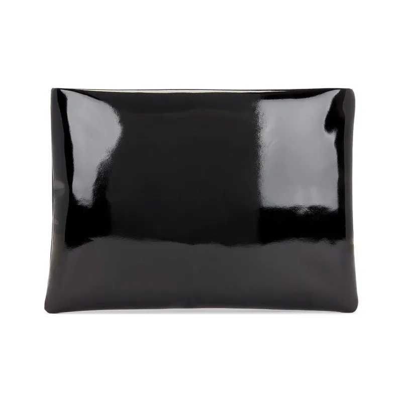 SAINT LAURENT Patent Leather Clutch Women's Black-2
