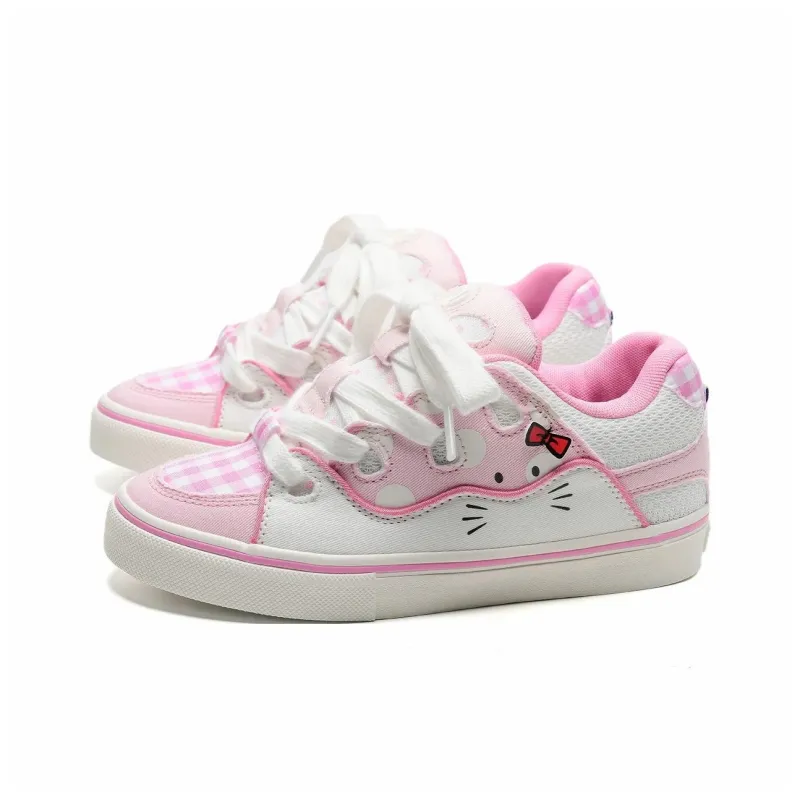 Circle Small Cushioned Wear-Resistant Lightweight Height Increasing Low-Top Skateboard Shoes Women's Box Included-14