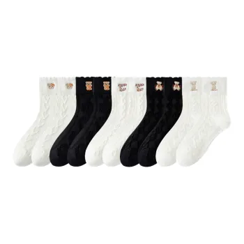 Lan Miao Mid Calf Socks Women's 10 Pack