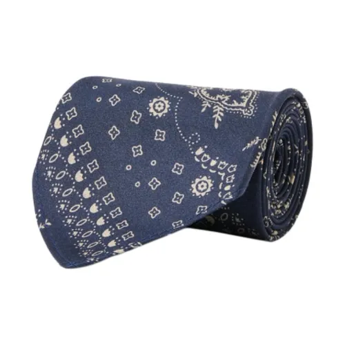 Polo Ralph Lauren Mulberry Silk Ties Men's Dark Blue