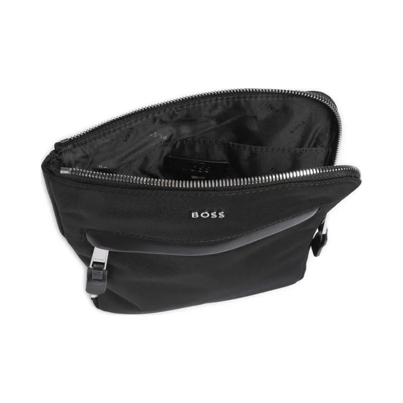 HUGO BOSS Polyester Crossbody Bag, Shoulder Bag Men's Black-2