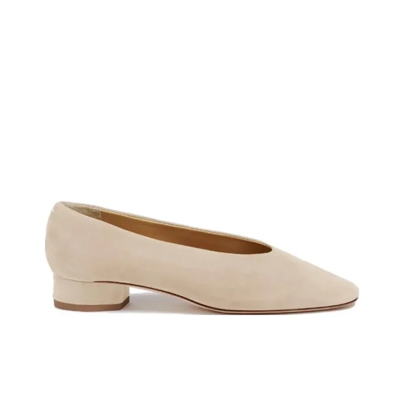 Aeyde Casual Single Shoes 2.5cm Women's Light Brown-1