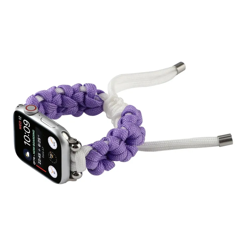 MSSM Watch Band Apple Compatibility Umbrella Cord Material-9