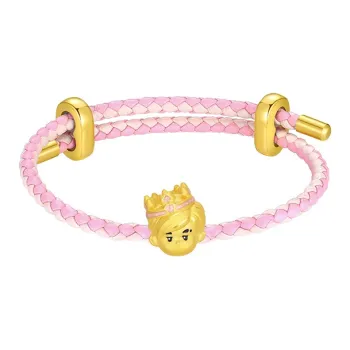 Chouchous X CHOW TAI SENG Wrist Beauty Series Gold Bracelet Unisex