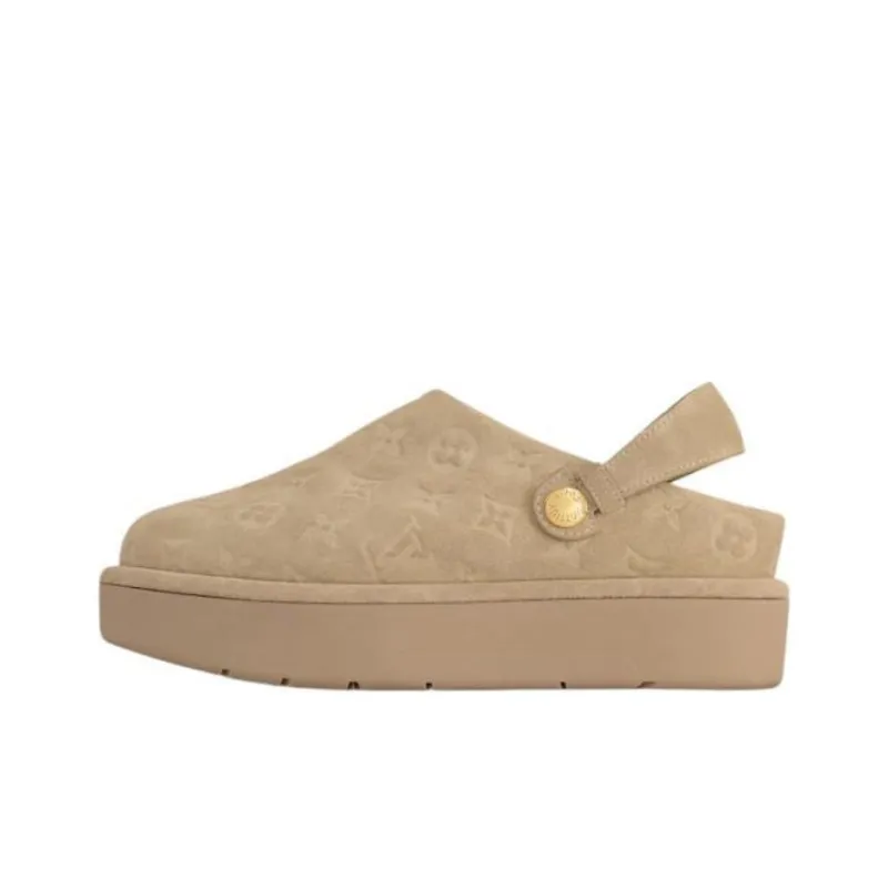 LOUIS VUITTON Aspen Casual Single Shoes Women's Brown-0