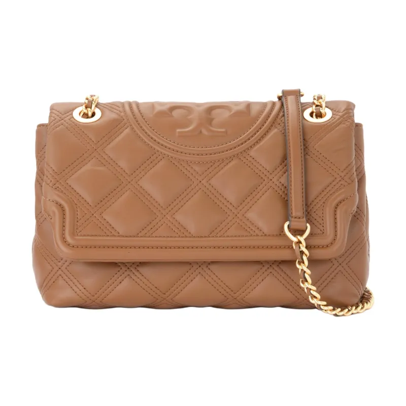 TORY BURCH Fleming Sheepskin Crossbody Bag Shoulder Bag Women's Dark Brown-0