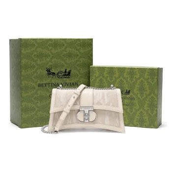 BETTINA VIVIAN PU Shoulder Bag, Crossbody Bag Women's Ecru
