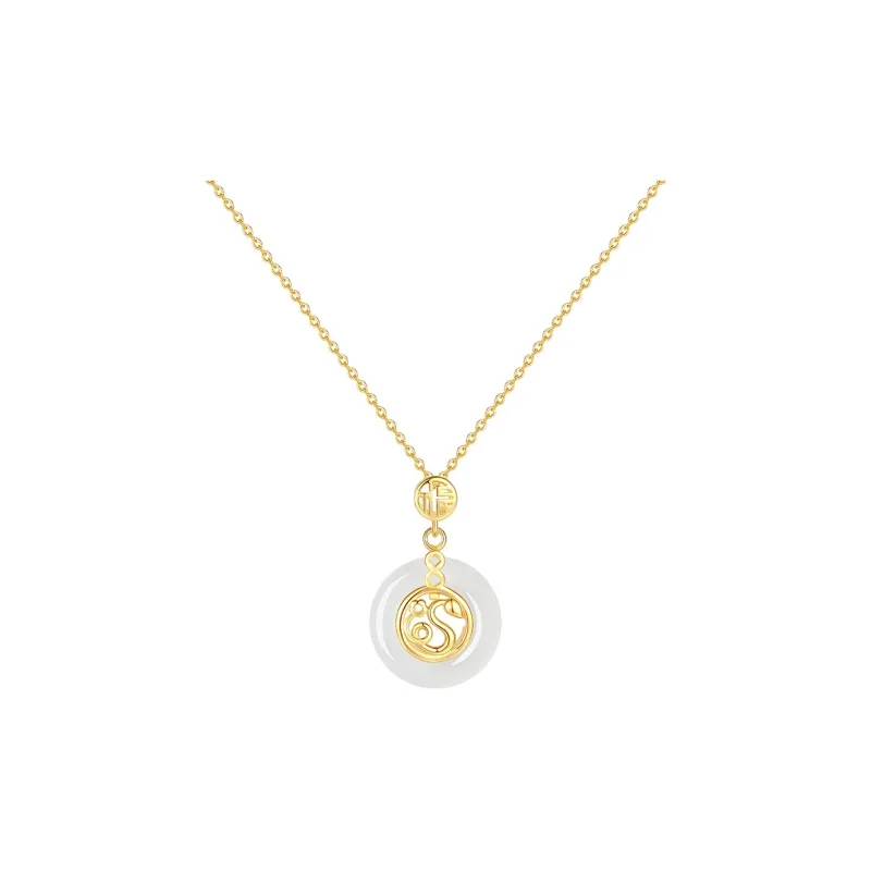 Asia Star Chalcedony Necklaces Unisex-14