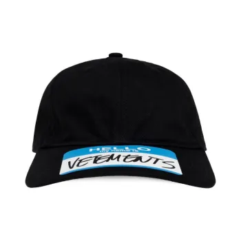 Vetements Logo Detailed Baseball Cap