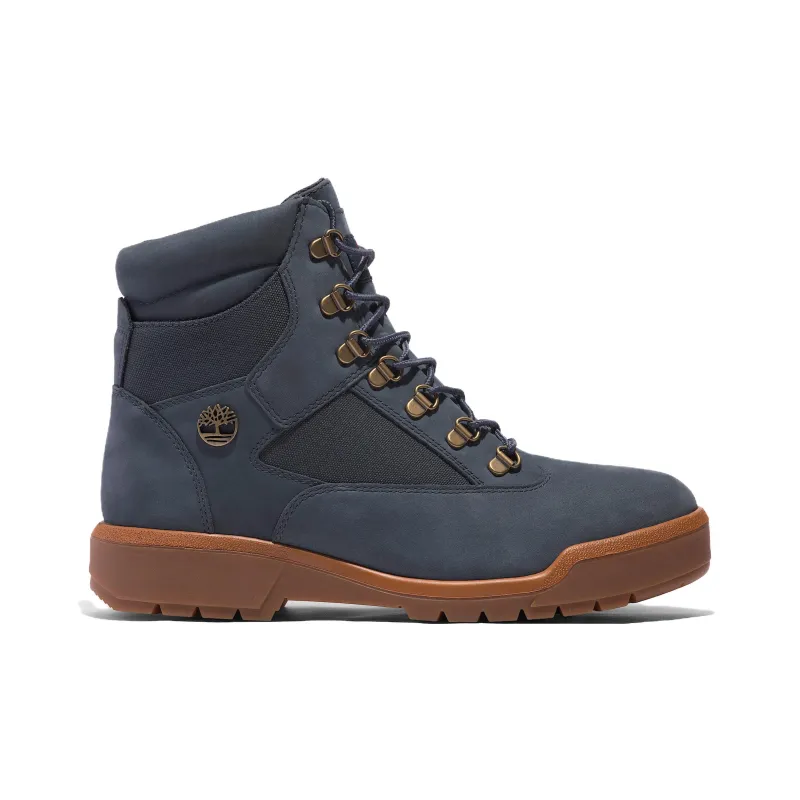 Timberland 6 Inch Waterproof Field 'Dark Blue Nubuck' Boots-1
