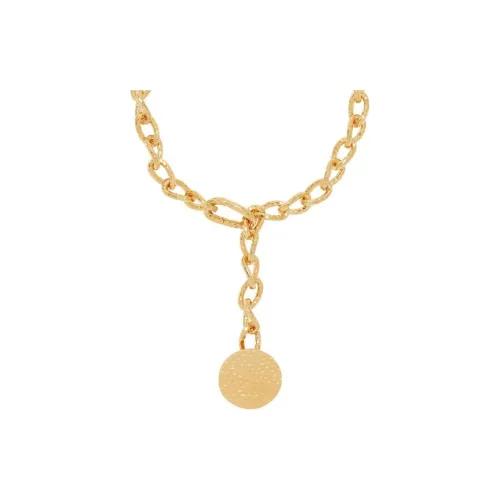 JIL SANDER Circular Pendant Necklace