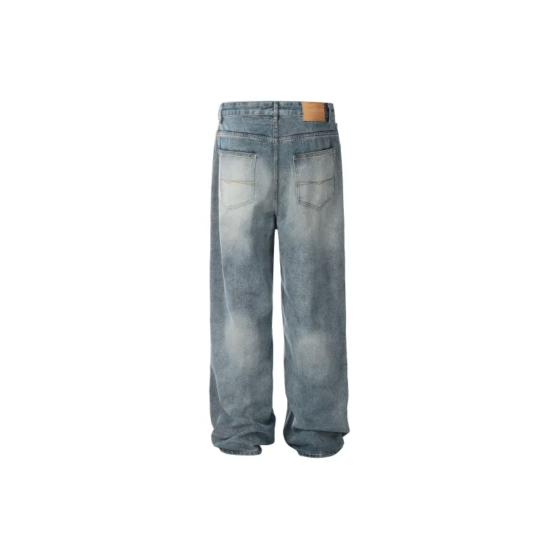 GBXM Jeans Unisex Vintage Blue-1