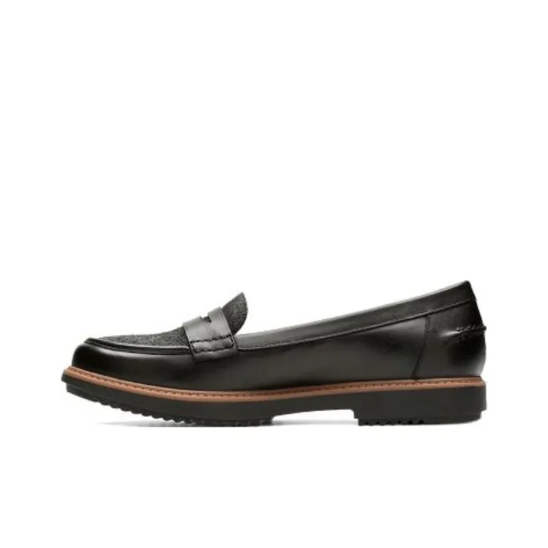 Clarks Raisie Eletta Loafers Women's Black-0