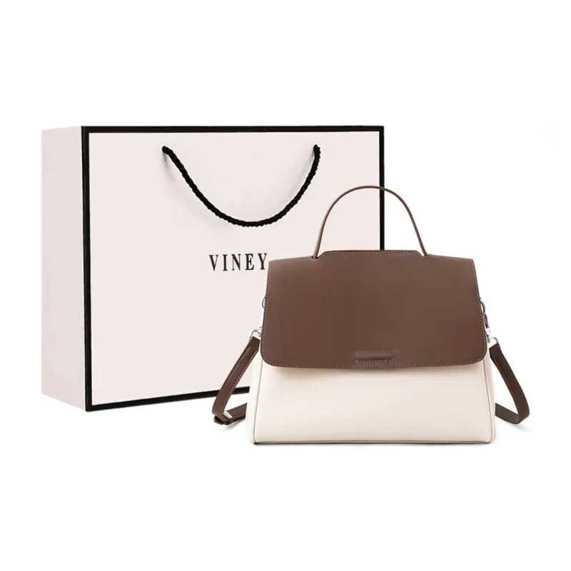 VINEY Cow Leather Crossbody Bag Shoulder Bag Shopping Bag Regular Women's Multicolor-11