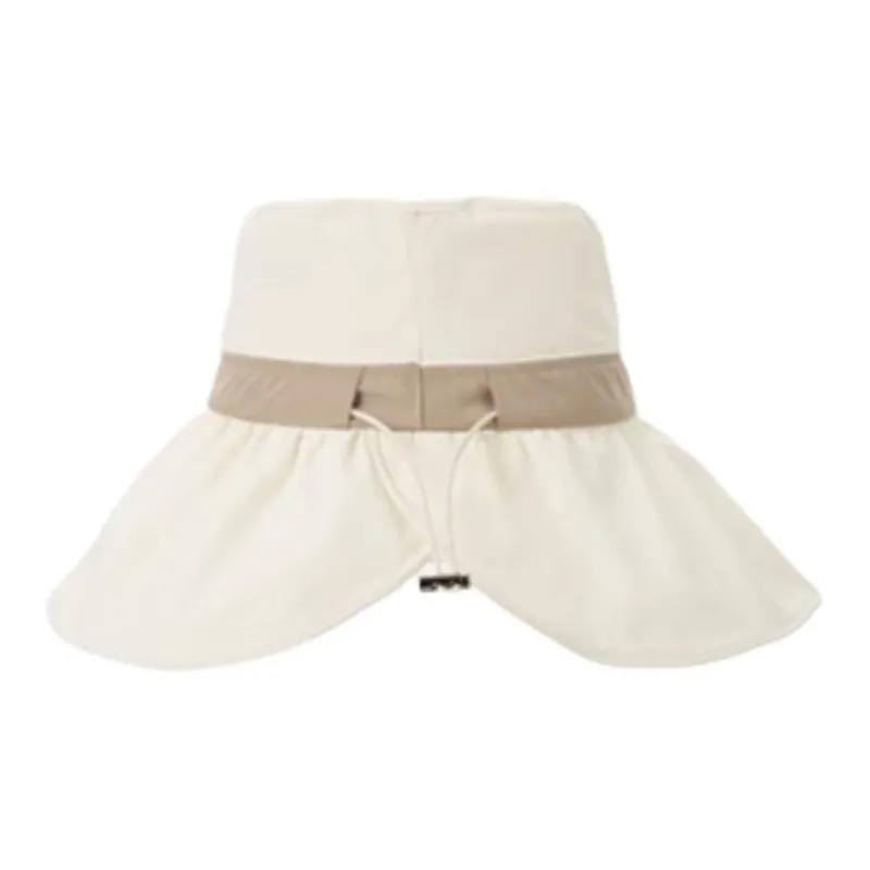Hotwind Polyester Cotton Sun Protection Hats Women's Beige/Black-2