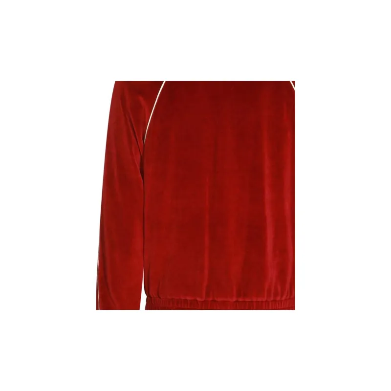 CELINE Triomphe Tracksuit Jacket In Velvet Jersey-6