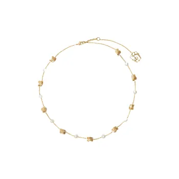 Burberry Brass Gold plated Necklaces Women's Gold