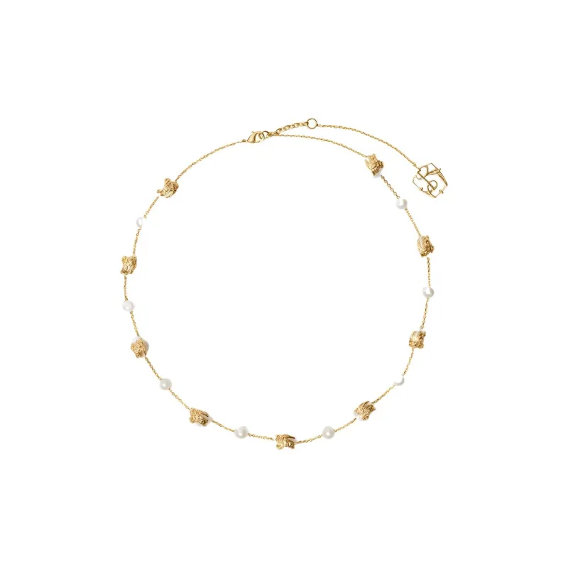 Burberry Brass Gold plated Necklaces Women's Gold-0