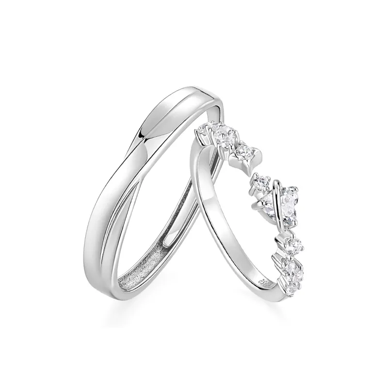 KADER 925 Sterling Silver Rings Unisex Silver-0