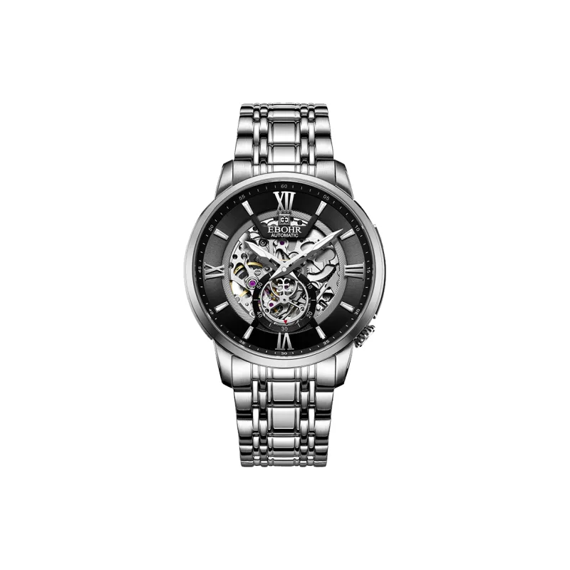 EBOHR Master Collection Mechanical Heart Mechanical Movement Watch Men's Watches Black Dial-9