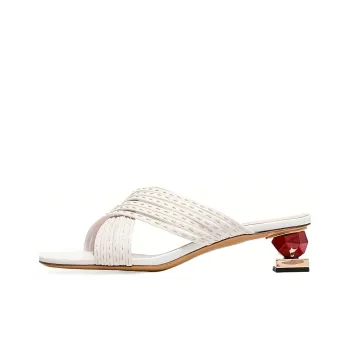 Jacquemus Castana Slide Slippers Women's White