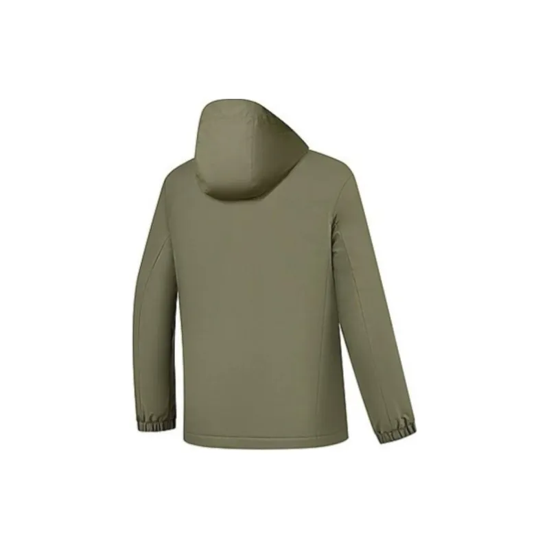 QIAODAN Trench Coat Men's Glass Wide Green-1