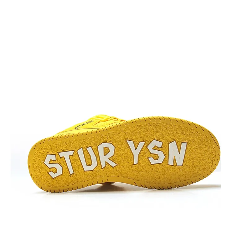 STUR YSN Wear resistant And Lightweight Low Top Skateboard Shoes Unisex Gold Coast-5