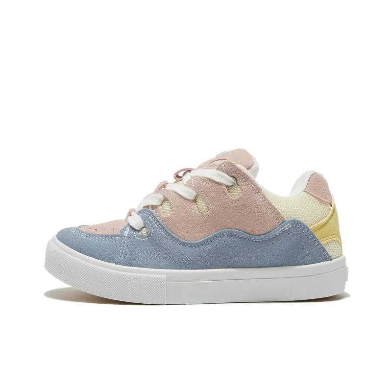 Komanic Niche Versatile Puffy Shoes Non slip Lightweight Low Top Casual Skateboard Shoes Women's-0