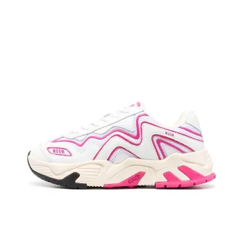 MSGM Panelled Low-top Sneakers