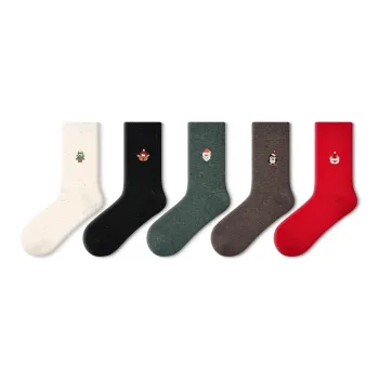 Primeet Mid Calf Socks Women's 5 Pack Listen To The Birth Wishes