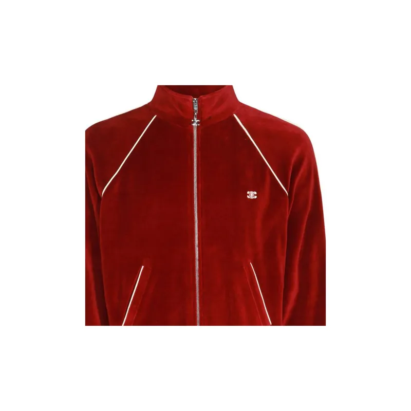 CELINE Triomphe Tracksuit Jacket In Velvet Jersey-5