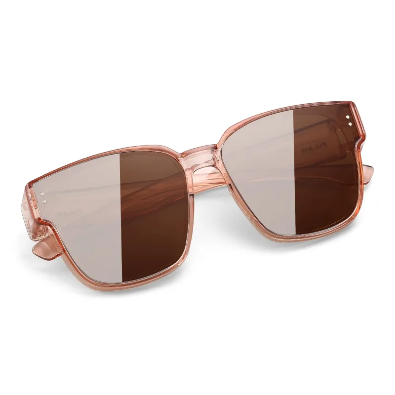 PULAIS TR/Memory Plastic Square Sunglasses Unisex-1