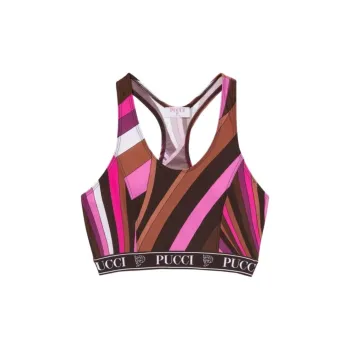 EMILIO PUCCI Logo print Triangle Bra Pack Of Three