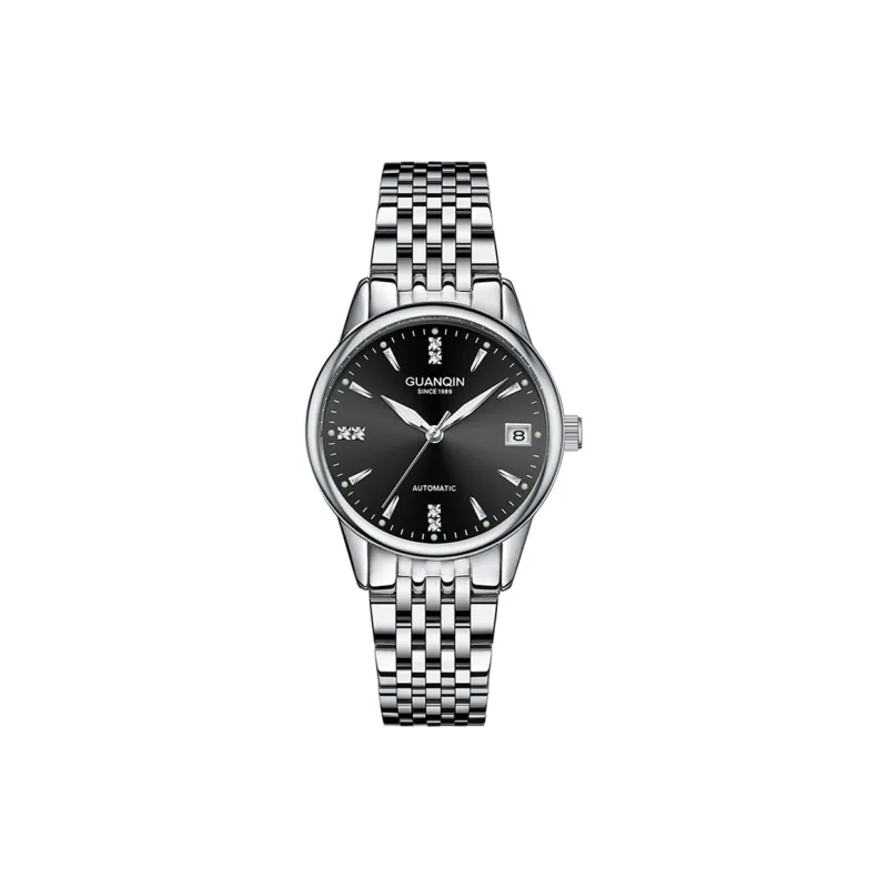 GUANQIN GJ16236 Automatic Mechanical Movement Stainless Steel Watchband Watch Women's Watch White Dial-7