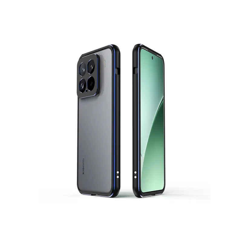 ZHUOJI Metal Frame+Lens Cap Material Phone Cases Compatible With Xiaomi 15 PRO-4