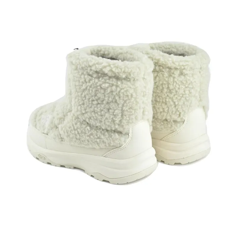 THE NORTH FACE Nuptse Warm Slip Resistant Short Snow Boots Women's Beige-2