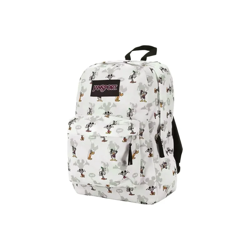 JanSport Disney Collaboration Polyester Backpack Regular Unisex White-2