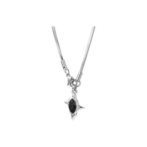 Floating Joy Titanium Steel Necklaces Women's