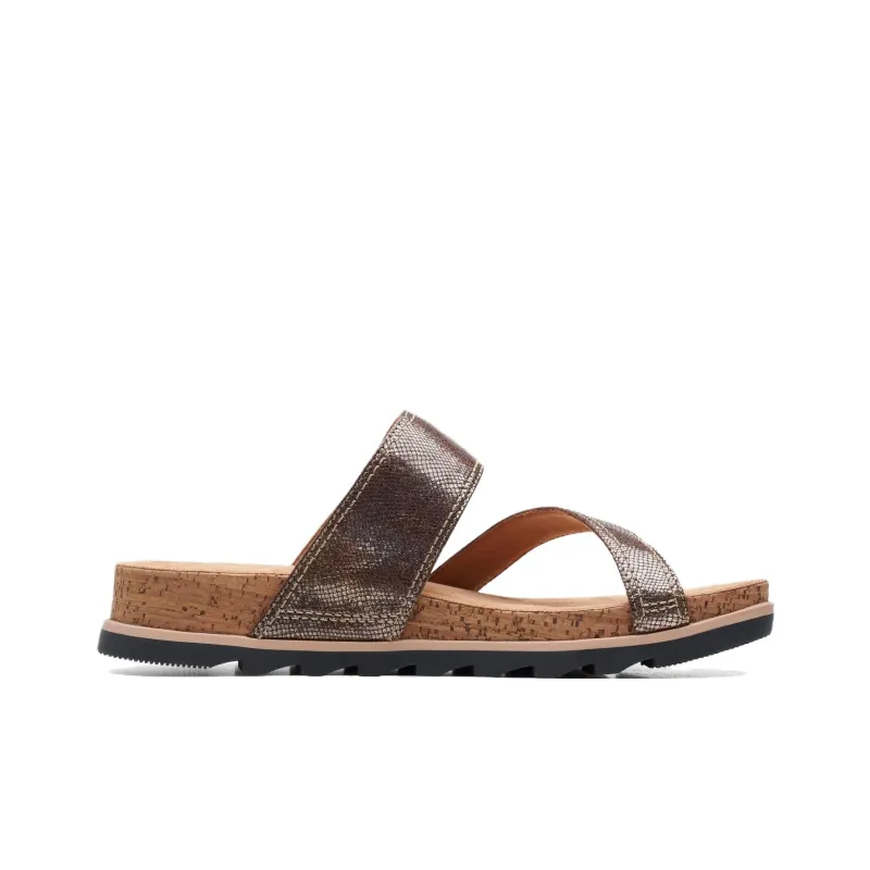 Clarks Slip-Resistant Flip Flops Women's Bronze-1