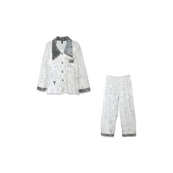 Slimma Pajama Set Women's Ivory White