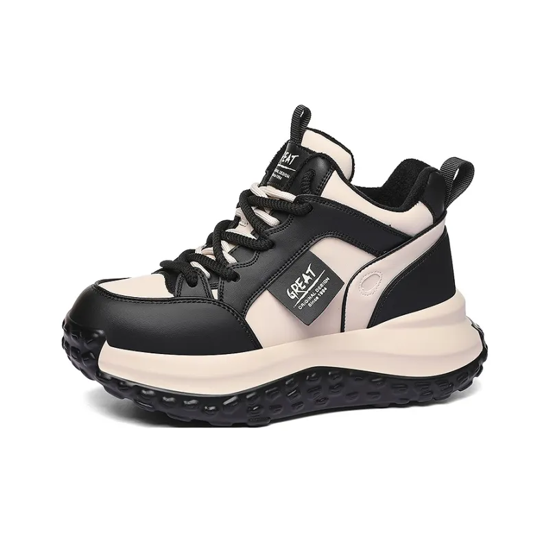 Golden Silk Rabbit Mid-Top Chunky Sneakers Women's-0