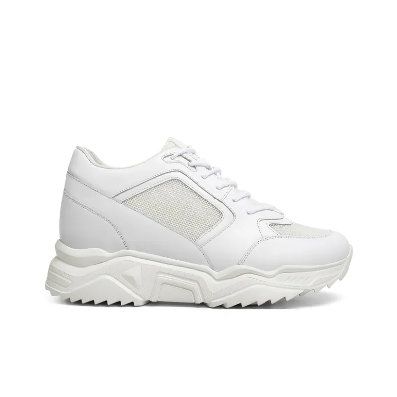 He Jinchang Low Top Casual Shoes Men's Vibrant White-1