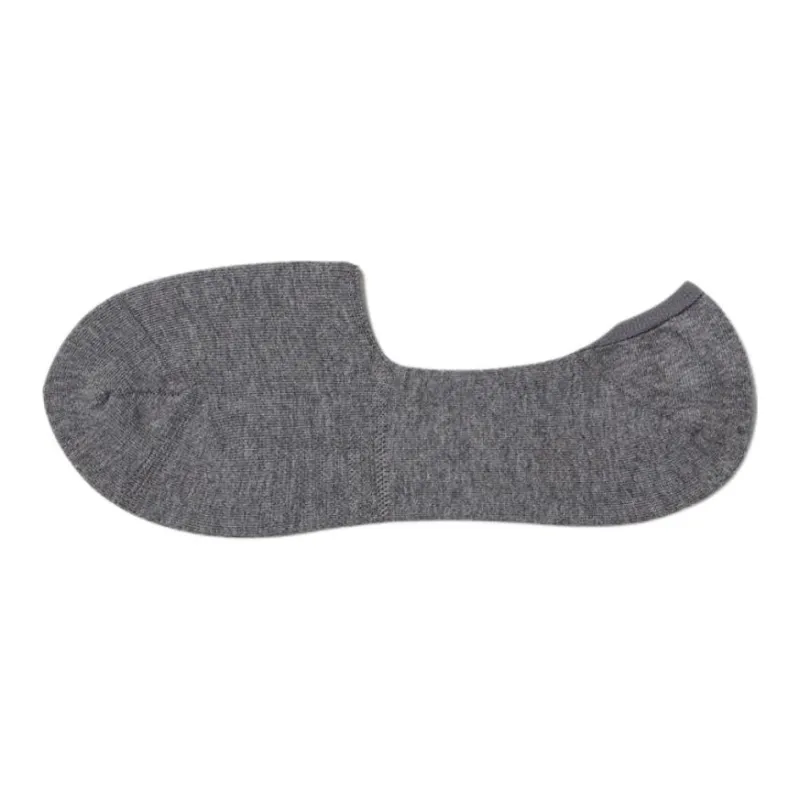 UNIQLO No Show Socks Men's 1 Pack Dark Gray-0