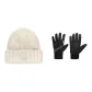 White Cap+Black Glove