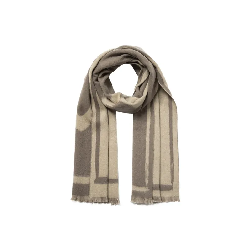 Fancet Studios 100% Sheep Wool Knit Scarves Women's-3