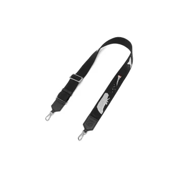 LOEWE Suna Fujita Collaboration Anagram Fabric Bag Shoulder Strap Women's Black