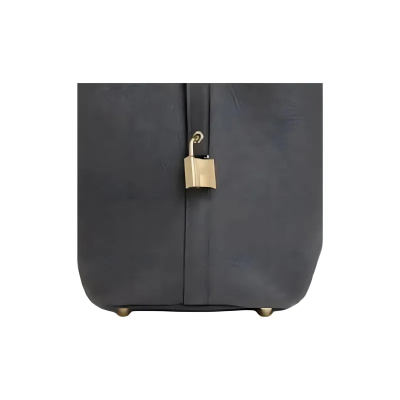 HERMES Picotin Lock Clemence Bullock Leather Basket Bag Handbag Bucket Bag Women's Slate Gray-3
